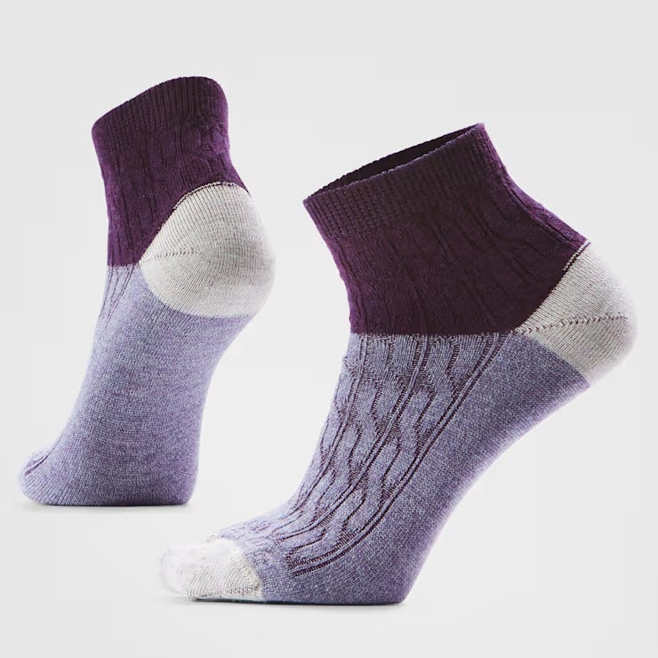 (取寄) スマートウール レディース エブリデイ ケーブル クルー ソックス Smartwool women Everyday Cable Crew Socks Chalk Violet Smartwool Chalk Violet Everyday Cable Ankle | Otter and Oak